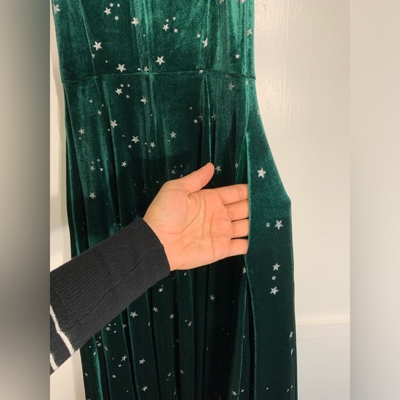 Collectif 50s Delores Glitter Swing Dress, size XS - Picture 6 of 7